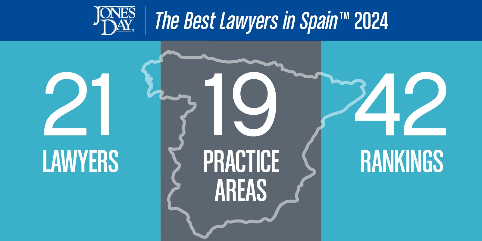 The Best Lawyers In Spain 2024 Recognizes 21 Jones Day Lawyers Across   The Best Lawyers In Spain Infographic 2024 